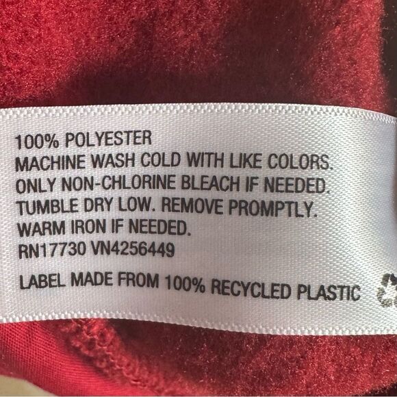 Goodfellow & Co Red Fleece Vest. Size XXL - Picture 10 of 12